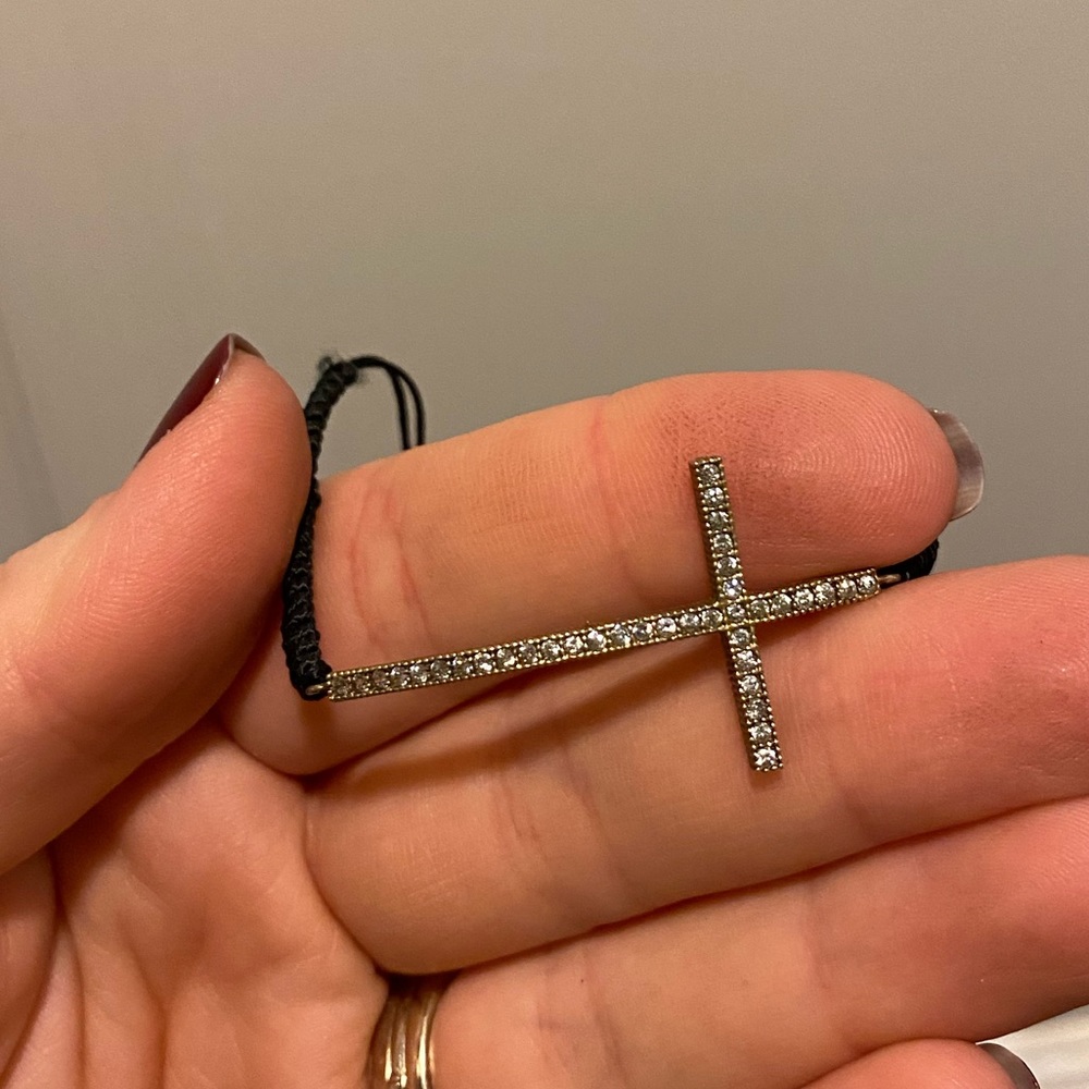 Costume Jewelry cross bracelet